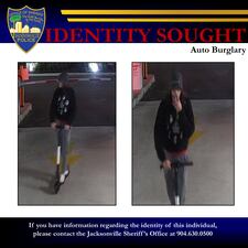 The Jacksonville Sheriff's Office is looking for the pictured suspect.