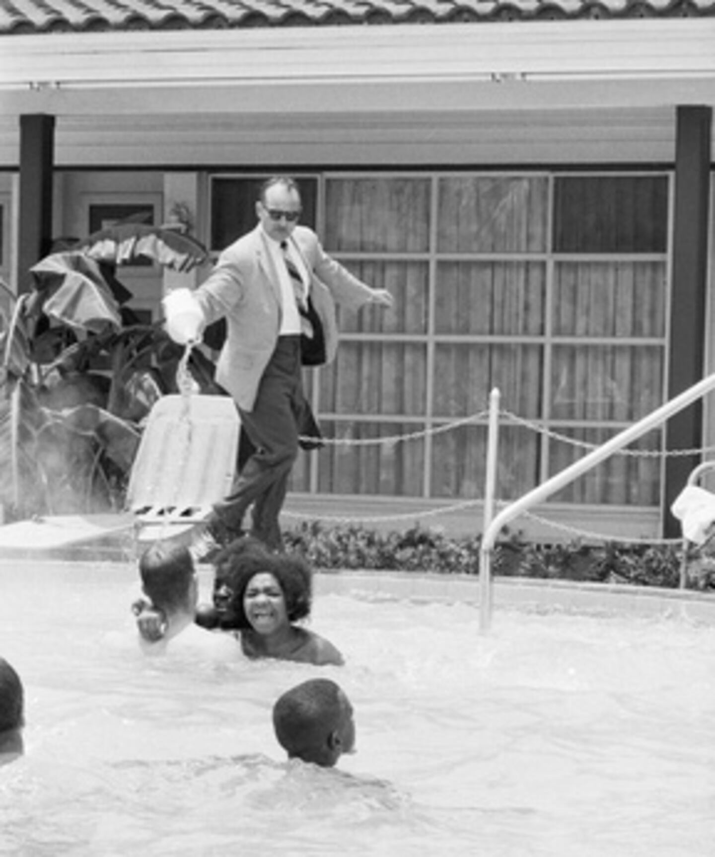Monson Motor Lodge owner James Brock infamously poured acid into the hotel pool after activists had jumped in to protest segregation in St. Augustine in June 1964.