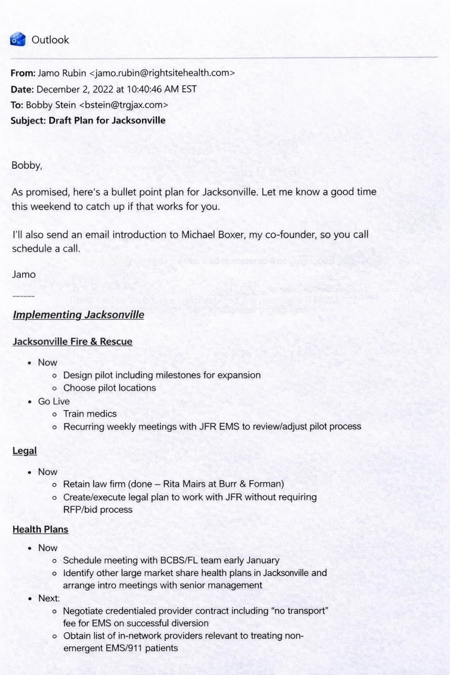 A pilot program started with JFRD in March 2023 before RightSite secured a five-year, no-bid contract in September 2024.