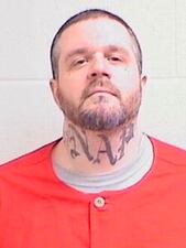 This undated photo provided by the Indiana Department of Correction shows Benjamin Ritchie, whose execution has been scheduled by the Indiana Supreme Court following his conviction for the 2000 murder of an Indiana police officer. (Indiana Department of Correction via AP)