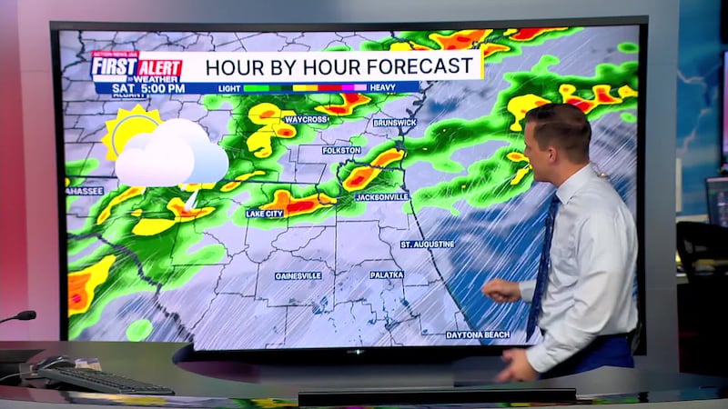 First Alert Weather: Tracking Saturday showers and few storms
