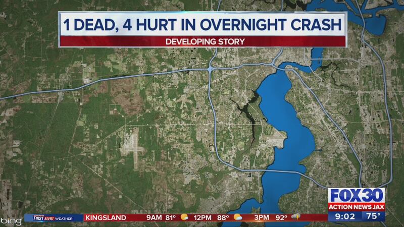 Clay County accident results in 1 dead and 4 injured