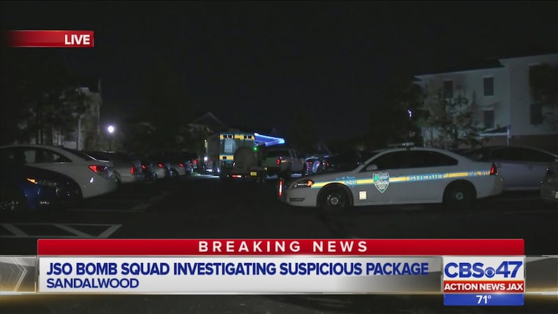 Jacksonville police bomb squad investigating suspicious item near Atlantic and Kernan