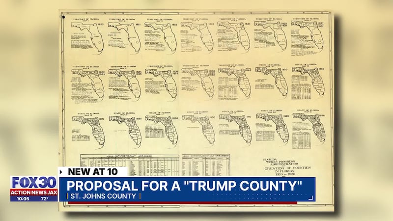 Florida woman wants to split St. Johns County to create ‘Trump County’