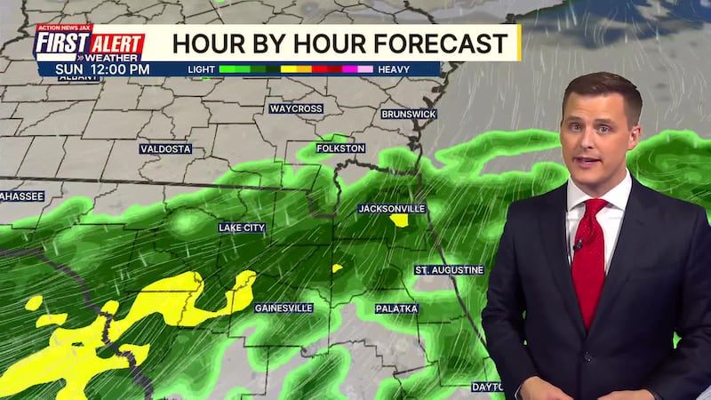 First Alert Weather: Warm afternoon with a few showers, Weekend rain