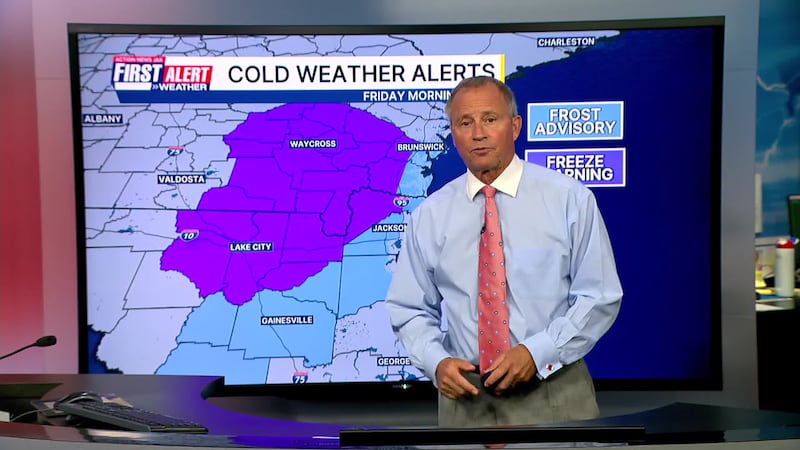 First Alert Weather: Some inland frost Thursday night, then warming trend into Sunday