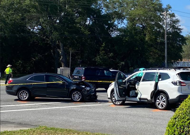 A pedestrian was killed Tuesday in crash involving 3 cars in Clay County, the Florida Highway Patrol said.