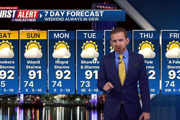 First Alert 7-Day Forecast: Friday, July 26