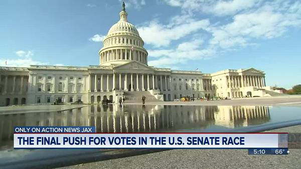 The final push for votes in the U.S. Senate race