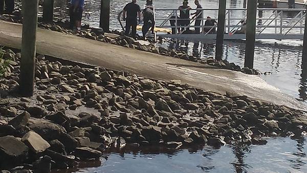 Photos: Metal dock off Wheeler Street Boat Ramp in St. Marys collapses with 16 people on it, police say