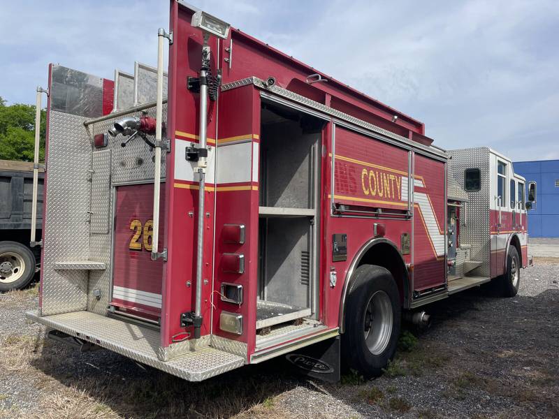 SJC is looking to unload this 2003 Pierce Pumper off its hands at Saturday's surplus auction.
