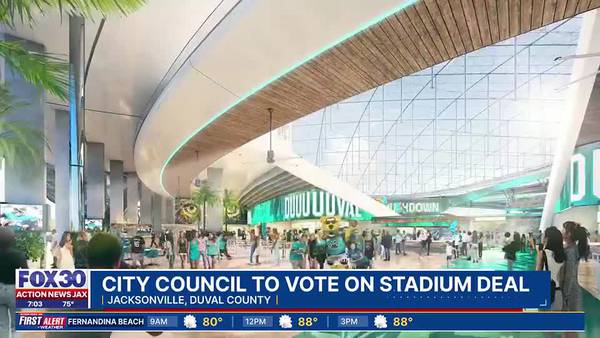 Jacksonville City Council to vote on Jags Stadium of the Future Deal today