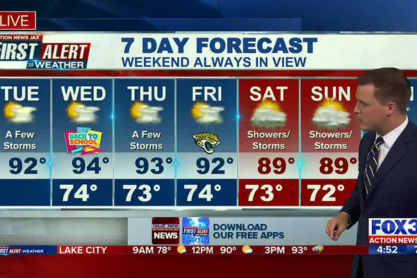 First Alert 7 Day Forecast: August 9, 2022