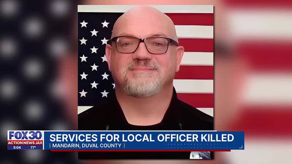 Services for local officer killed