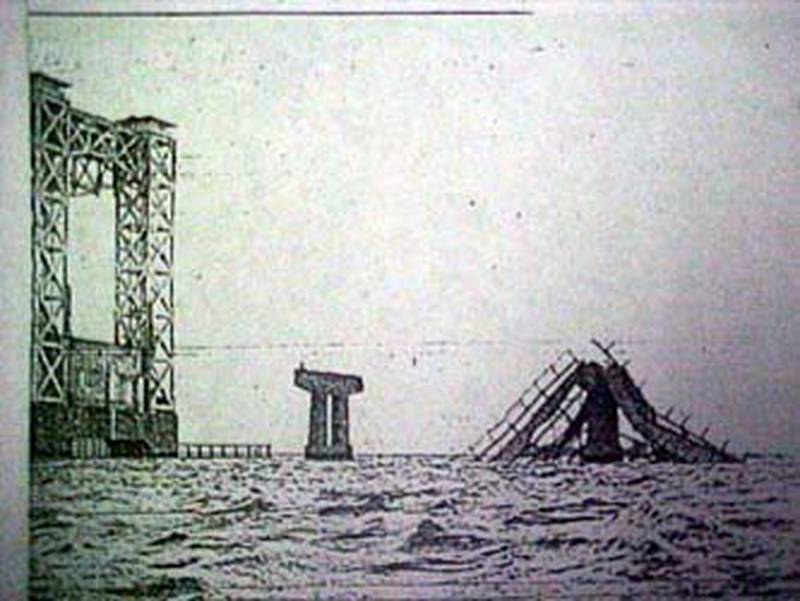 On Nov. 7, 1972, the Sidney Lanier Bridge was hit by a cargo ship named "African Neptune," causing cars to fall into the water, killing 10.