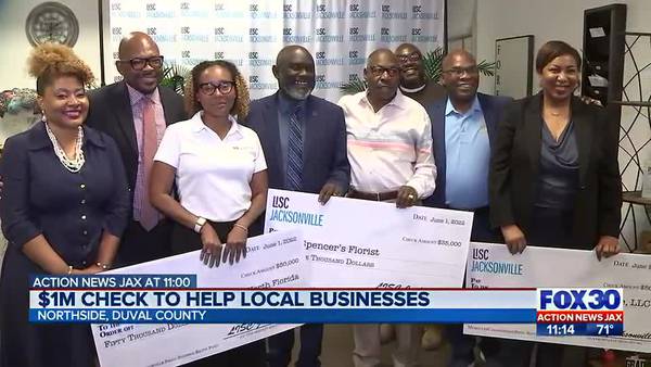 ‘That makes an impact’: Grant allows small Jacksonville businesses to receive funding