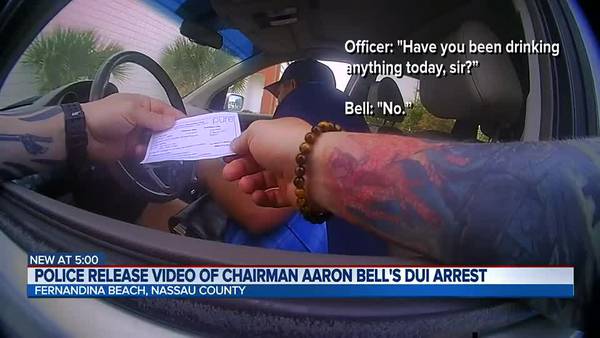 Police release video of chairman Aaron Bell's DUI arrest