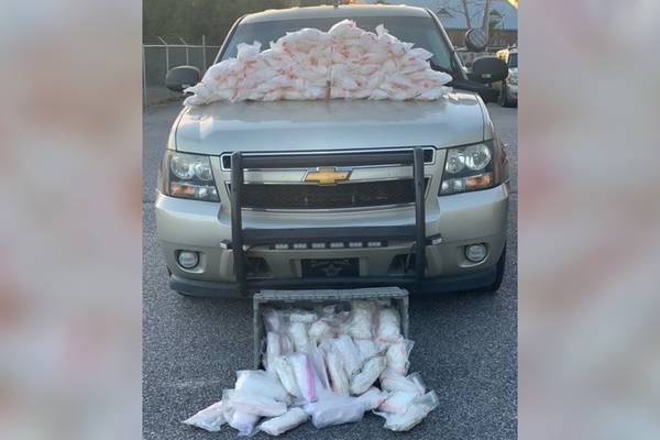 116 pounds of meth found during Alabama traffic stop, deputies say