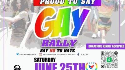 Proud to Say Gay Rally planned for Jacksonville