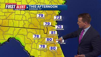 Well above average temperatures before a brief cool-down