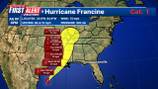 Francine strengthens into a hurricane ahead of forecasted Wednesday landfall near Louisiana coast