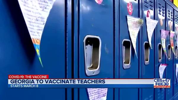 Coronavirus: Georgia expands COVID-19 vaccine eligibility to include teachers, other groups