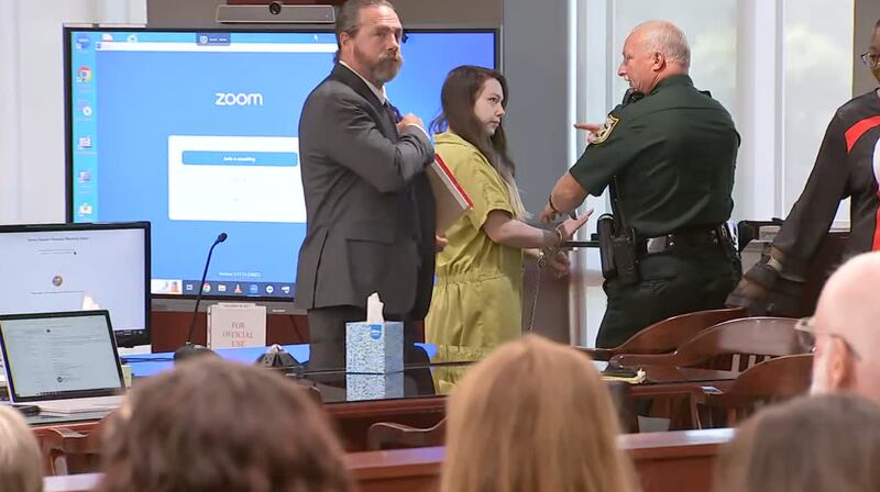 Breiana Tole appears in court on June 3, 2024.