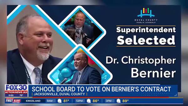 Duval County School Board approves Dr. Bernier’s $320K superintendent contract