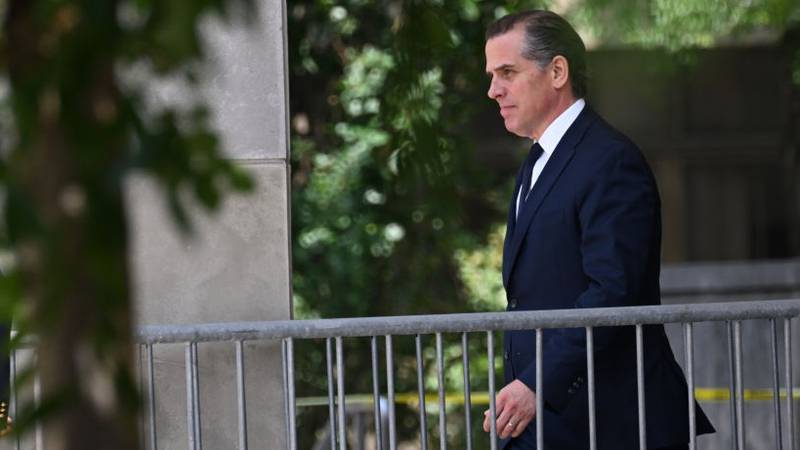 WILMINGTON, DELAWARE - JULY 26: Hunter Biden, son of U.S. President Joe Biden, departs the J. Caleb Boggs Federal Building and United States Courthouse on July 26, 2023 in Wilmington, Delaware. Biden pleaded not guilty to two misdemeanor tax charges in a deal with prosecutors to avoid prosecution on an additional gun charge. However, the federal judge overseeing the case unexpectedly delayed Biden's plea deal and deferred her decision until more information is put forth by both the prosecution and the defense. (Photo by Mark Makela/Getty Images)