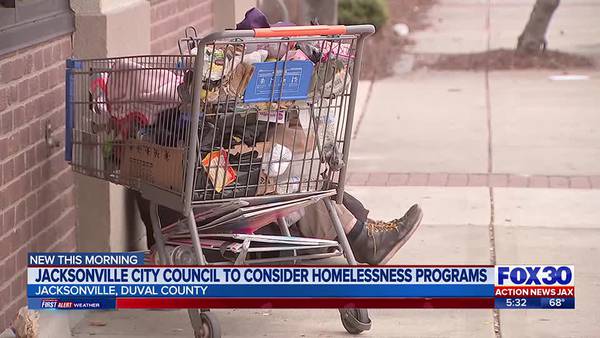 Jacksonville City Council to consider homelessness programs
