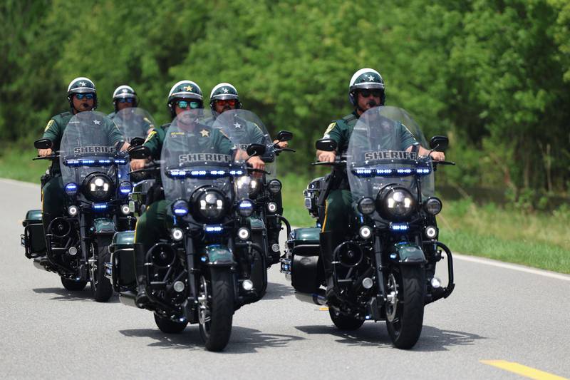 The St. Johns County Sheriff's Office added a fleet of new Harley Davidson Road Kings to it's fleet of bikes.