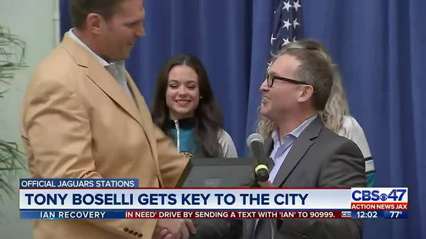 Jaguars Hall of Famer Tony Boselli to get a key to the city