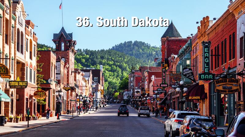 South Dakota: 19.38 driving incidents per 1,000 residents