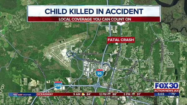 FHP: 9-year-old girl dead after crash on I-95 in Jacksonville