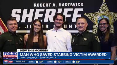 St. Johns County man awarded for his bravery