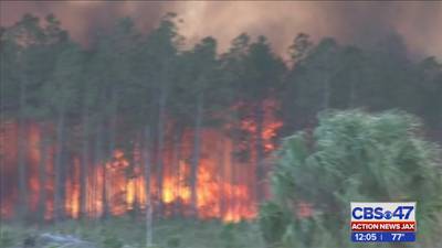 Neighbors concerned after Tuesday's controlled burn near Penney Farms gets out of control