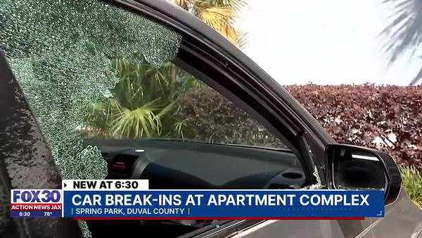 Car break-ins at Spring Park apartment complex